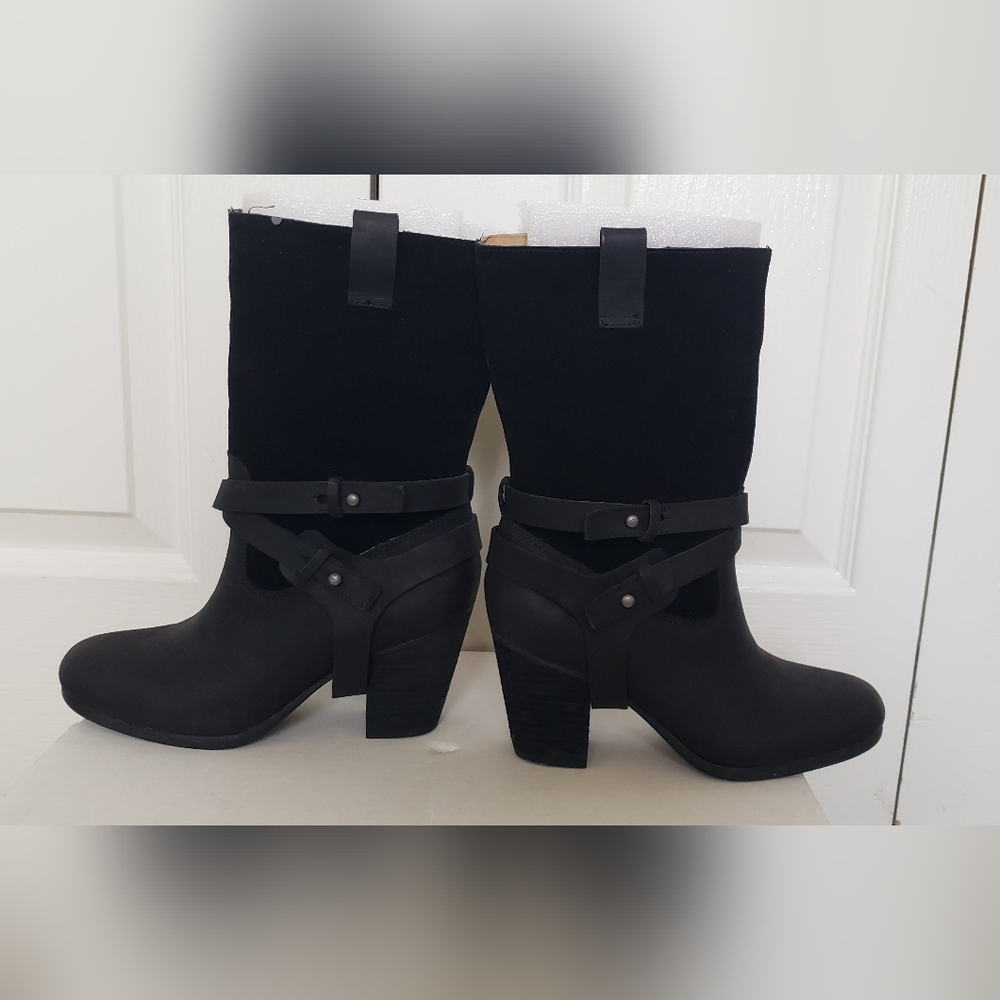 UNWORN Ralph Lauren Denim & Supply MATTIE Leather Boots - Picture 4 of 9